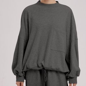 Nap Loungewear Charcoal Sweatshirt Size Medium